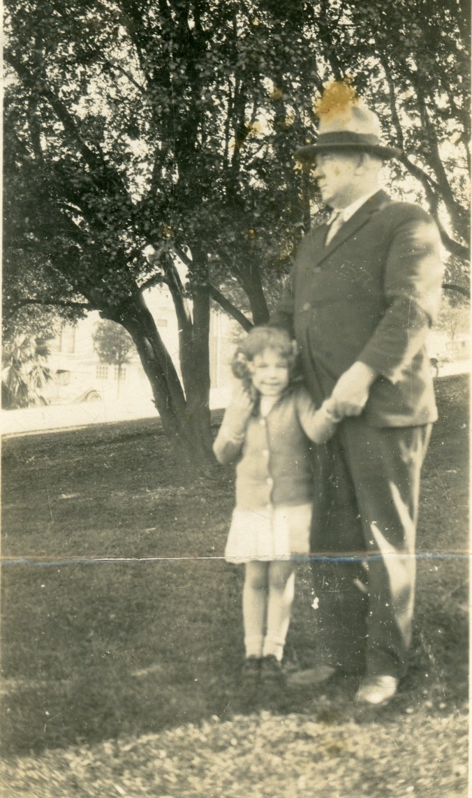 conniecolbertandherfather