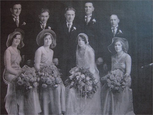 MarieColbertWedding_withConnieSiblings