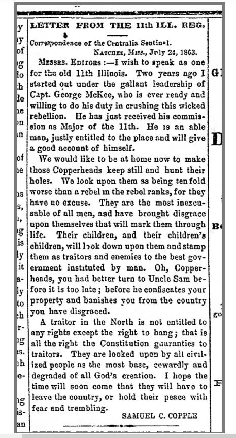 Sam C Copple War Views